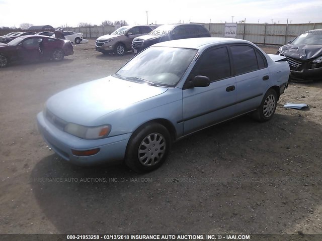 1NXAE09E2PZ030006 - 1993 TOYOTA COROLLA LE/DX 蓝色 照片 2