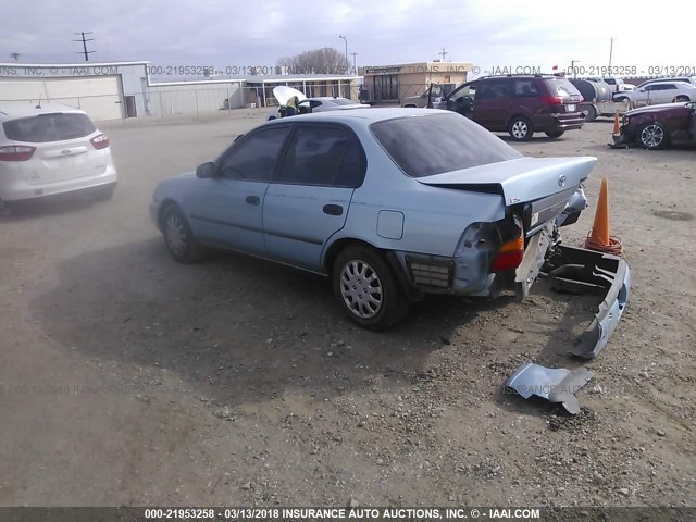 1NXAE09E2PZ030006 - 1993 TOYOTA COROLLA LE/DX BLUE photo 3