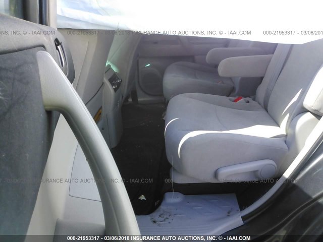 5TDBK3EH0CS118490 - 2012 TOYOTA HIGHLANDER SE GRAY photo 8