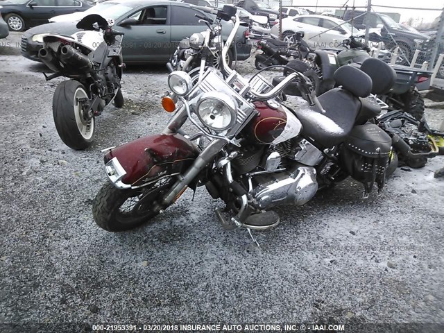 1HD1BW5189Y053657 - 2009 HARLEY-DAVIDSON FLSTC RED photo 2