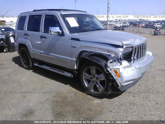 1J4PP2GK9BW586222 - 2011 JEEP LIBERTY SPORT SILVER photo 1