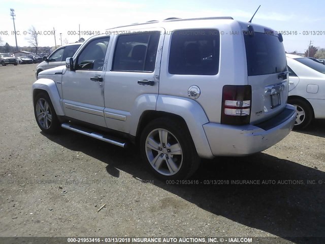 1J4PP2GK9BW586222 - 2011 JEEP LIBERTY SPORT SILVER photo 3