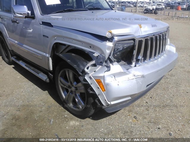 1J4PP2GK9BW586222 - 2011 JEEP LIBERTY SPORT 银色 照片 6