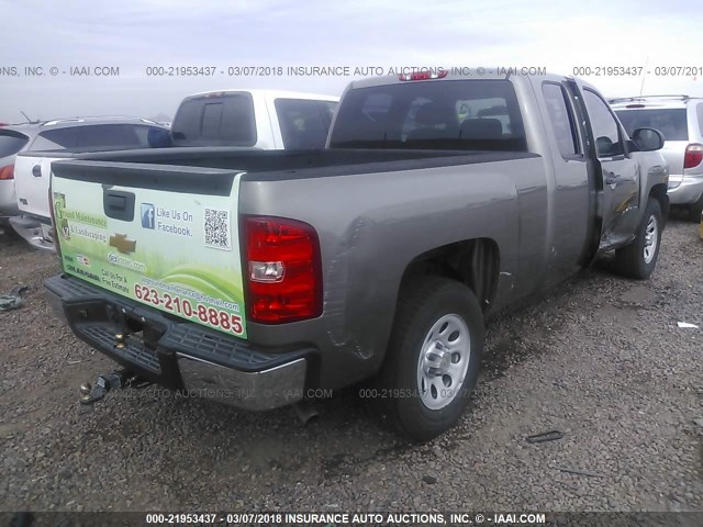 1GCRCPEAXCZ306048 - 2012 CHEVROLET SILVERADO C1500 BROWN photo 4