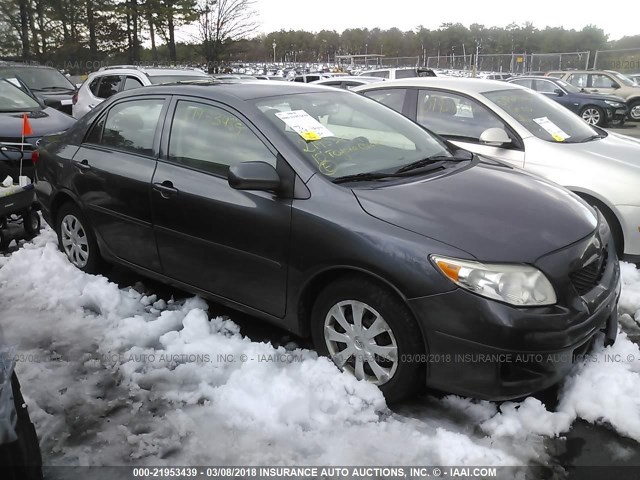 1NXBU4EE7AZ354435 - 2010 TOYOTA COROLLA S/LE/XLE GRAY photo 1