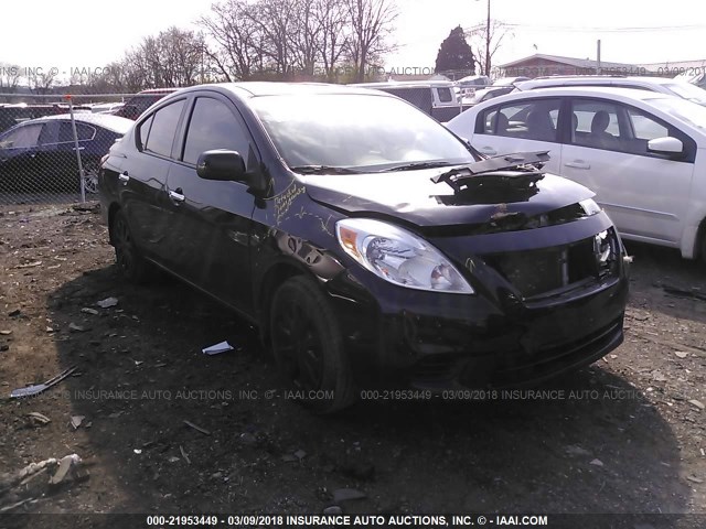 3N1CN7AP9EL827897 - 2014 NISSAN VERSA S/S PLUS/SV/SL BLACK photo 1