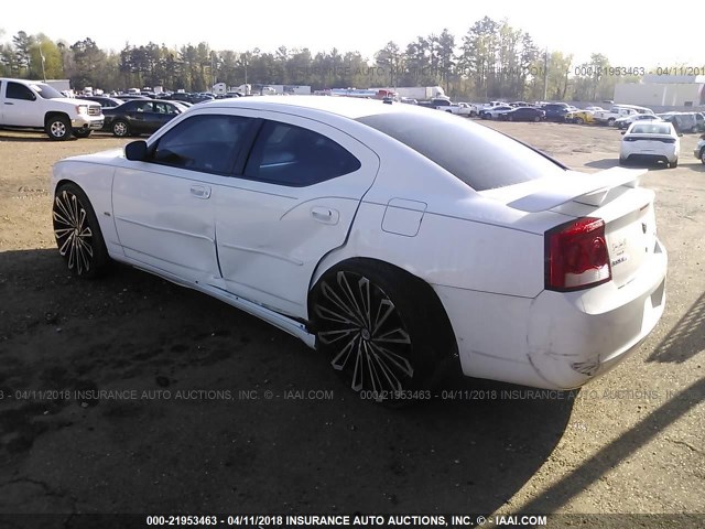 2B3CA3CV8AH257280 - 2010 DODGE CHARGER SXT WHITE photo 3