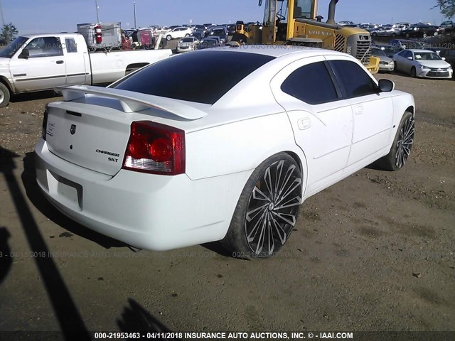 2B3CA3CV8AH257280 - 2010 DODGE CHARGER SXT WHITE photo 4