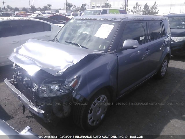 JTLKE50E391071076 - 2009 TOYOTA SCION XB ვერცხლისფერი ფოტო 2