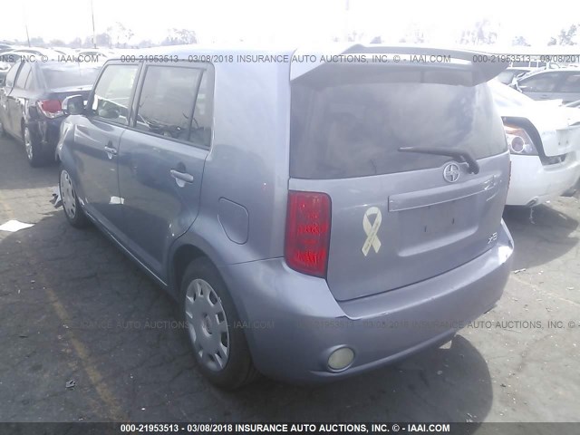 JTLKE50E391071076 - 2009 TOYOTA SCION XB ვერცხლისფერი ფოტო 3