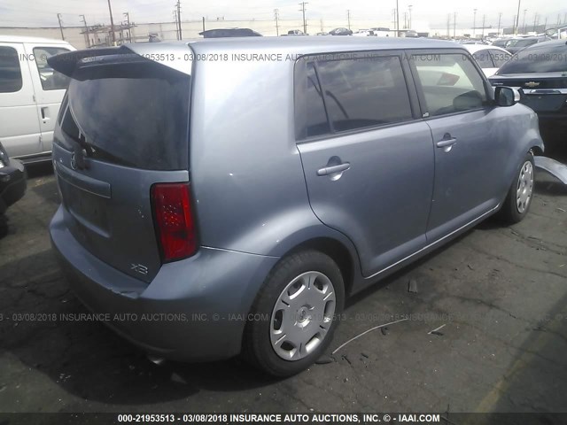 JTLKE50E391071076 - 2009 TOYOTA SCION XB ვერცხლისფერი ფოტო 4