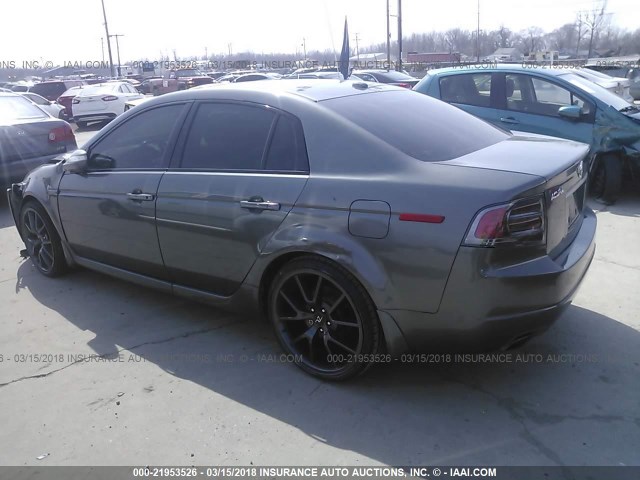 19UUA66268A047888 - 2008 ACURA TL GRAY photo 3