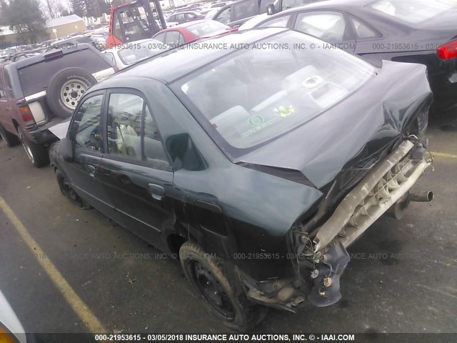 JM1BJ2217X0107340 - 1999 MAZDA PROTEGE ES GREEN photo 3