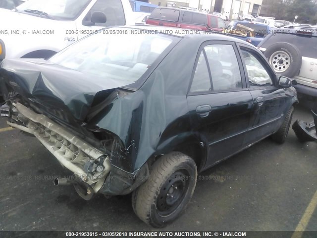 JM1BJ2217X0107340 - 1999 MAZDA PROTEGE ES GREEN photo 4