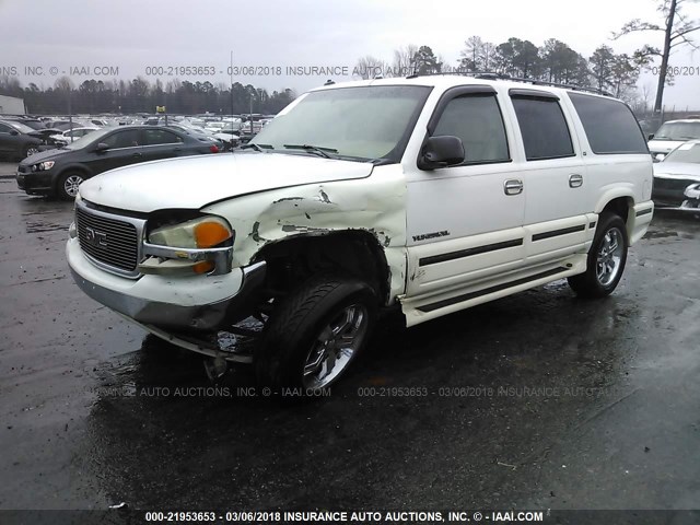 3GKEC16Z43G242125 - 2003 GMC YUKON XL C1500 WHITE photo 6