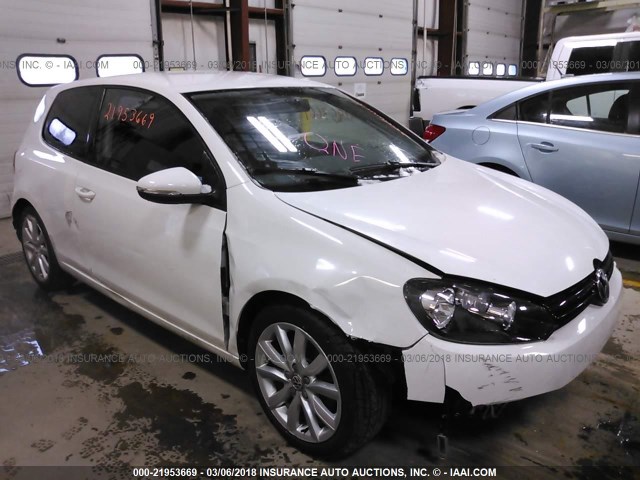 WVWAB7AJ5CW320947 - 2012 VOLKSWAGEN GOLF 白色 照片 1