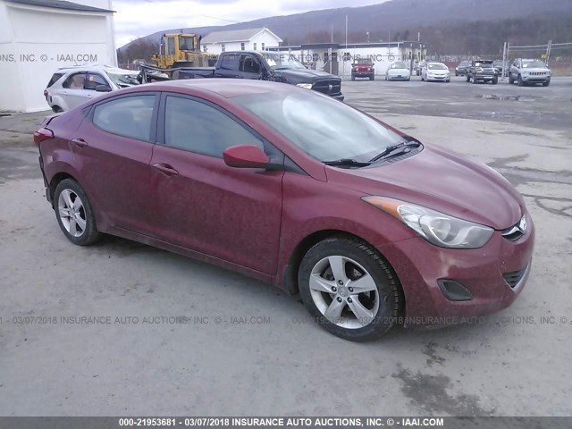 KMHDH4AE7BU138203 - 2011 HYUNDAI ELANTRA GLS/LIMITED RED photo 1