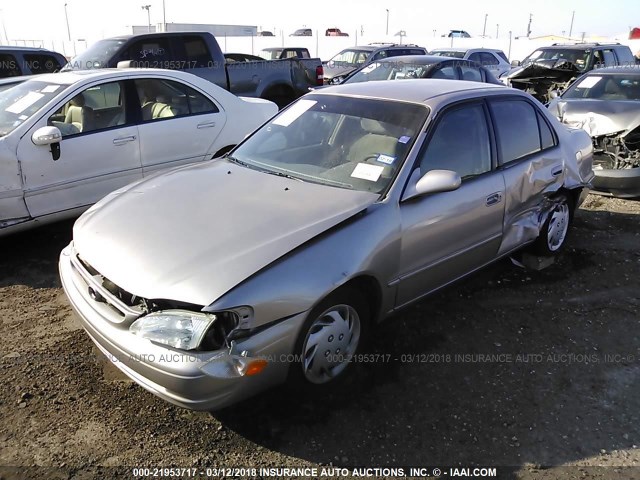 1NXBR12E5YZ341407 - 2000 TOYOTA COROLLA VE/CE/LE TAN photo 2