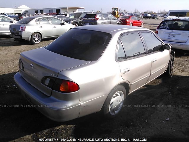 1NXBR12E5YZ341407 - 2000 TOYOTA COROLLA VE/CE/LE 棕色 照片 4