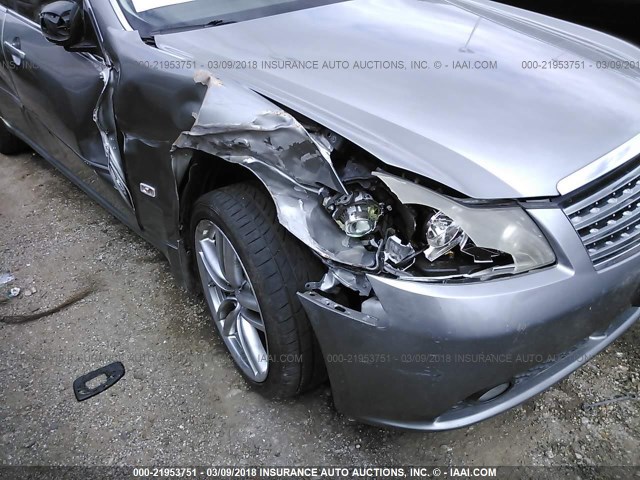 JNKAY01E67M313627 - 2007 INFINITI M35 SPORT GRAY photo 6