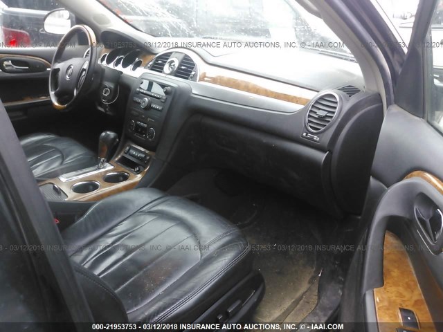 5GALRBED9AJ128356 - 2010 BUICK ENCLAVE CXL 黑色 照片 5