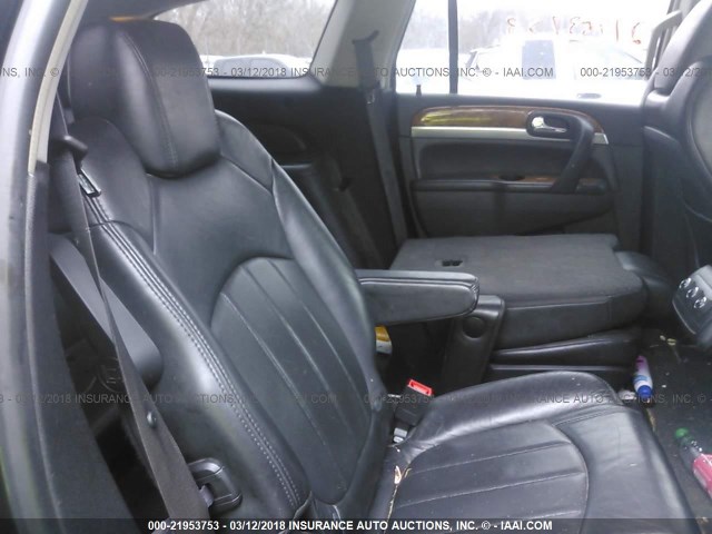 5GALRBED9AJ128356 - 2010 BUICK ENCLAVE CXL 黑色 照片 8