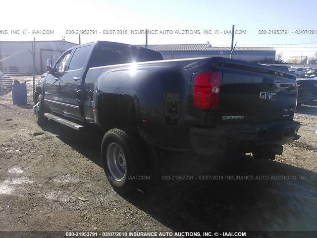 1GT42YEY7HF124316 - 2017 GMC SIERRA K3500 DENALI BLACK photo 3