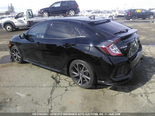 SHHFK7H45HU428405 - 2017 HONDA CIVIC SPORT 黑色 照片 3