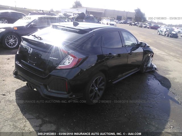 SHHFK7H45HU428405 - 2017 HONDA CIVIC SPORT 黑色 照片 4