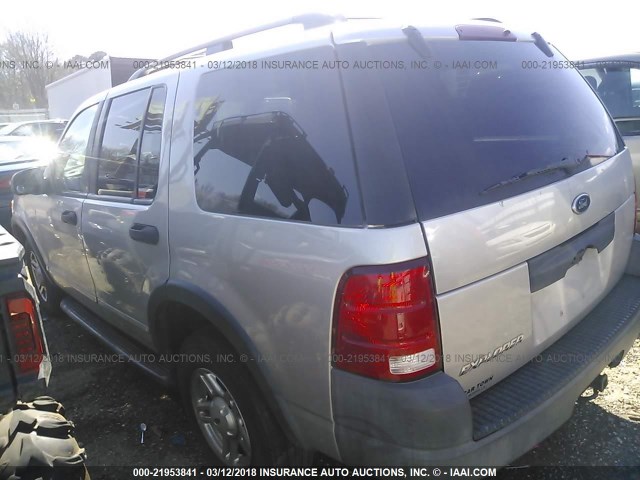 1FMZU62K73ZA72256 - 2003 FORD EXPLORER XLS/XLS SPORT SILVER photo 3