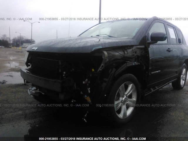 1C4NJCEAXCD652465 - 2012 JEEP COMPASS LATITUDE 黑色 照片 6
