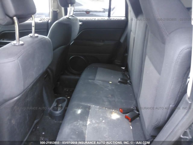 1C4NJCEAXCD652465 - 2012 JEEP COMPASS LATITUDE 黑色 照片 8