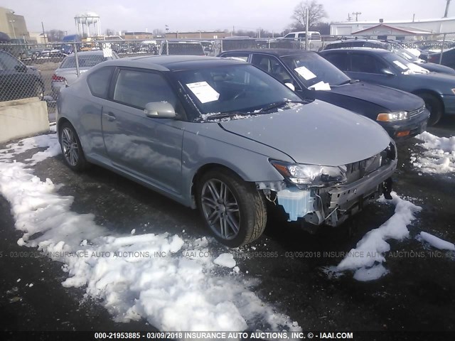 JTKJF5C70B3015410 - 2011 TOYOTA SCION TC 灰色 照片 1