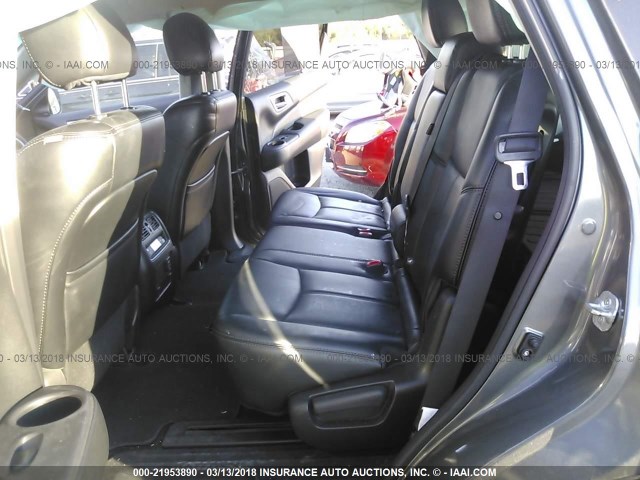 5N1AR2MN8FC683452 - 2015 NISSAN PATHFINDER S/SV/SL/PLATINUM 灰色 照片 8