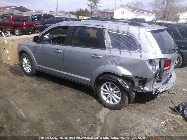 3C4PDCBB0HT695761 - 2017 DODGE JOURNEY SXT SILVER photo 3