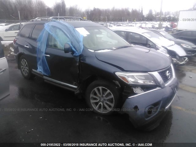 5N1AR2MMXGC669769 - 2016 NISSAN PATHFINDER S/SV/SL/PLATINUM BLUE photo 1