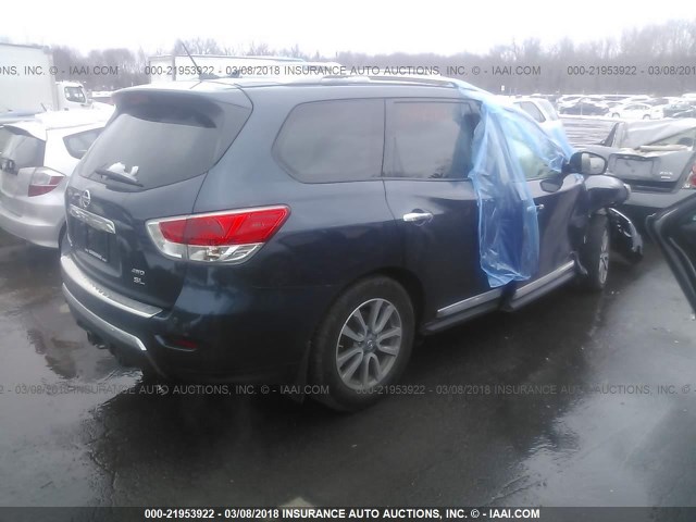 5N1AR2MMXGC669769 - 2016 NISSAN PATHFINDER S/SV/SL/PLATINUM 蓝色 照片 4