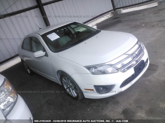 3FAHP0JA2BR243565 - 2011 FORD FUSION SEL WHITE photo 1