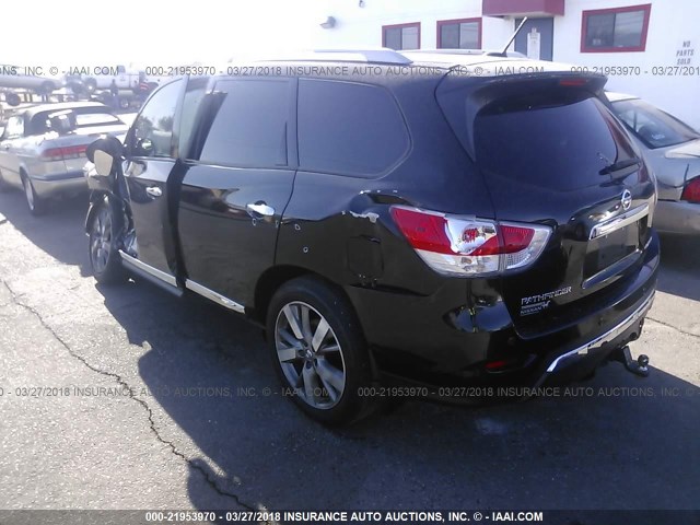 5N1AR2MN8DC628870 - 2013 NISSAN PATHFINDER S/SV/SL/PLATINUM BLACK photo 3