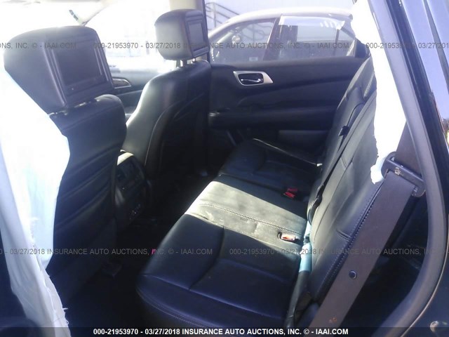 5N1AR2MN8DC628870 - 2013 NISSAN PATHFINDER S/SV/SL/PLATINUM 黑色 照片 8