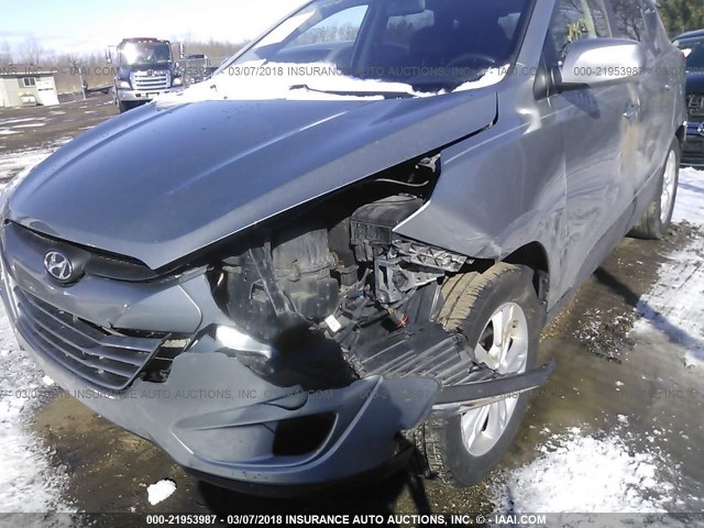 KM8JUCAC4BU206593 - 2011 HYUNDAI TUCSON GLS/LIMITED 银色 照片 6