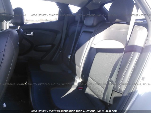 KM8JUCAC4BU206593 - 2011 HYUNDAI TUCSON GLS/LIMITED 银色 照片 8