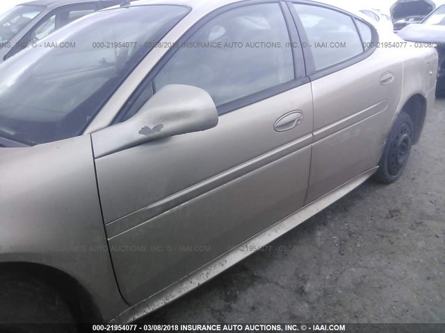 2G2WP542151192009 - 2005 PONTIAC GRAND PRIX GOLD photo 6