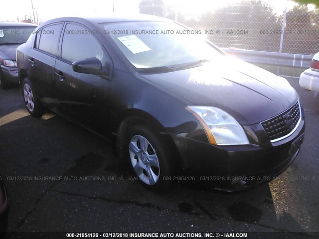 3N1AB61E88L711734 - 2008 NISSAN SENTRA 2.0/2.0S/2.0SL BLACK photo 1