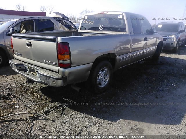 2GCEC19T9X1237102 - 1999 CHEVROLET SILVERADO C1500 Champagne photo 4