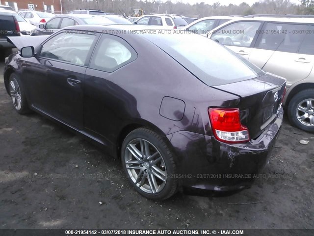 JTKJF5C73B3013005 - 2011 TOYOTA SCION TC 紫色 照片 3