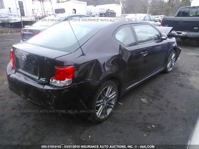 JTKJF5C73B3013005 - 2011 TOYOTA SCION TC 紫色 照片 4