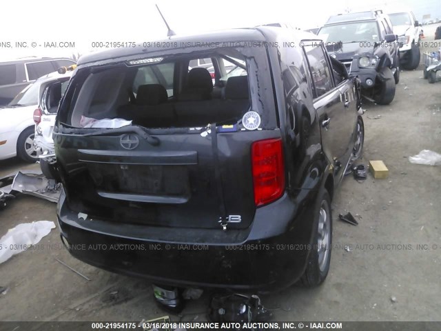 JTLKE50E591072102 - 2009 TOYOTA SCION XB შავი ფოტო 4