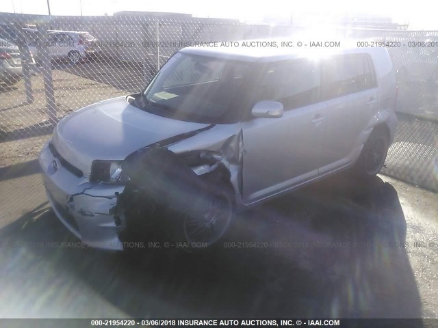 JTLZE4FEXCJ001890 - 2012 TOYOTA SCION XB SILVER photo 2