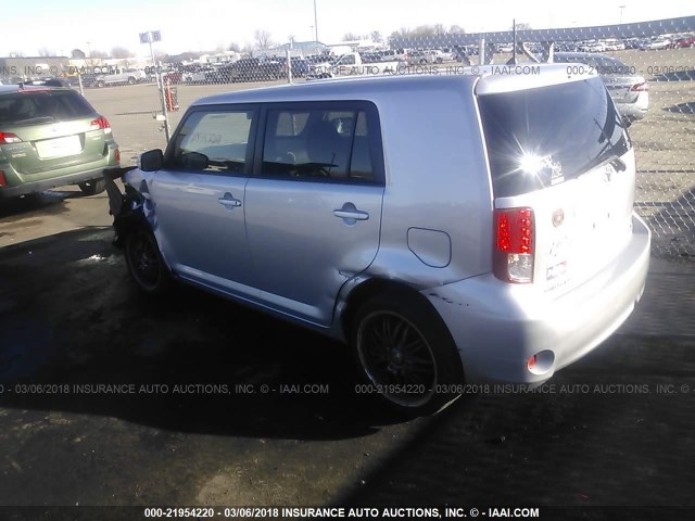 JTLZE4FEXCJ001890 - 2012 TOYOTA SCION XB SILVER photo 3